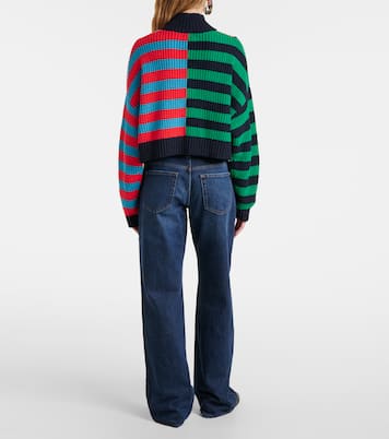 Hampton knitted cotton-blend sweater | Staud