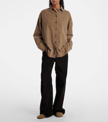 Gerade Hose Eglitta aus Baumwoll-Cord | The Row
