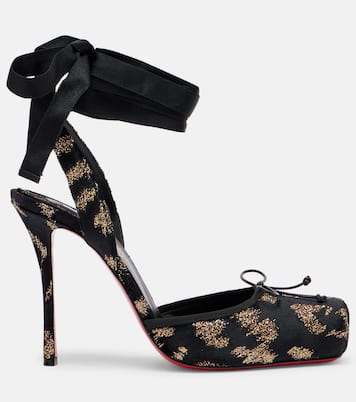 Cassia 100 velvet and lamé pumps | Christian Louboutin