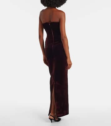 Noélie embellished velvet gown | The New Arrivals Ilkyaz Ozel