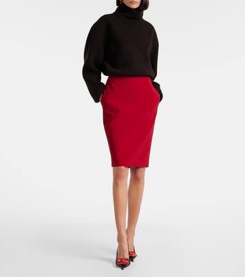 Amalia 110 crêpe satin slingback pumps | Saint Laurent