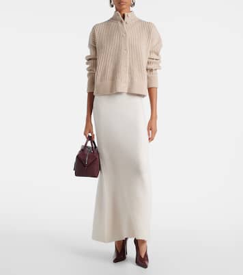Jupe longue Dorina en cachemire mélangé | Max Mara