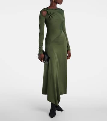 Asymmetric midi dress | Victoria Beckham