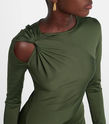 Asymmetric midi dress | Victoria Beckham