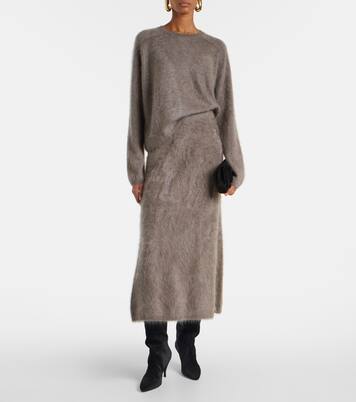 Silhouette suede knee-high boots | Herbert Levine