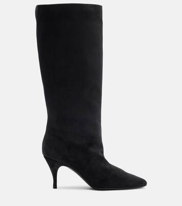 Silhouette suede knee-high boots | Herbert Levine
