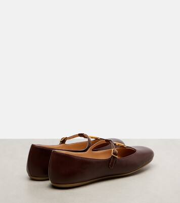 Bailarinas Leonore de piel adornadas | Chloé