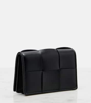 Cassette Intrecciato leather card case | Bottega Veneta