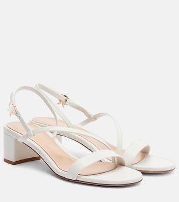 Betsey 45 leather sandals | Gianvito Rossi