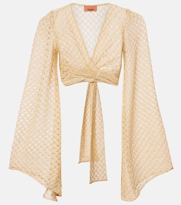 Lamé crop top | Missoni