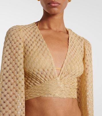 Lamé crop top | Missoni