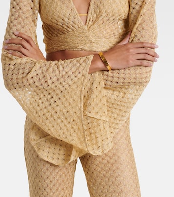 Lamé crop top | Missoni