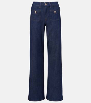 Mid-Rise Wide-Leg Jeans Lotta Tailorless | 7 For All Mankind