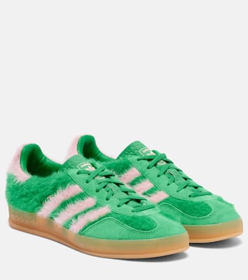 Gazelle Indoor suede-trimmed sneakers | Adidas