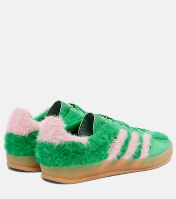 Gazelle Indoor suede-trimmed sneakers | Adidas
