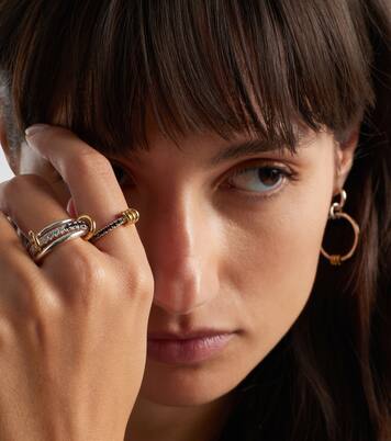 Sirius Eclipse 18kt gold and sterling silver ring with diamonds | Spinelli Kilcollin