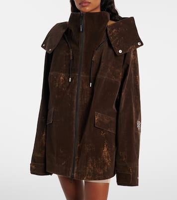 x On chaqueta con capucha oversized | Loewe