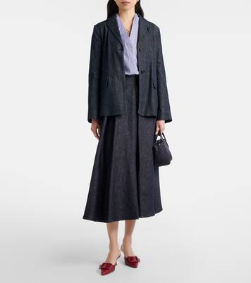 Jupe midi en denim | 'S Max Mara