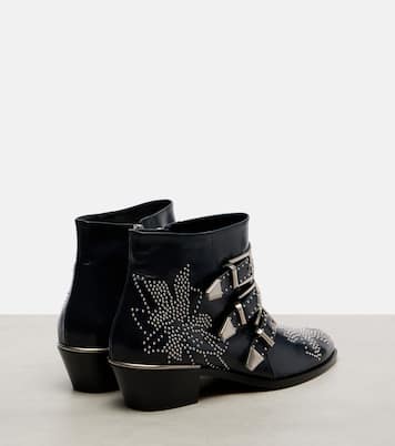 Susanna studded leather ankle boots  | Chloé