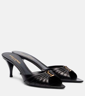 Babylone 60 leather mules | Saint Laurent