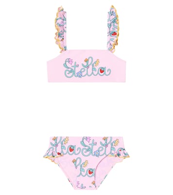 Logo ruffled bikini | Stella McCartney Kids