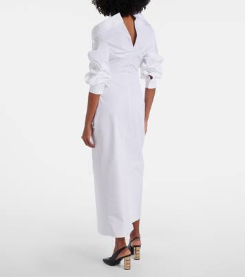 Draped cotton poplin shirt dress | Givenchy