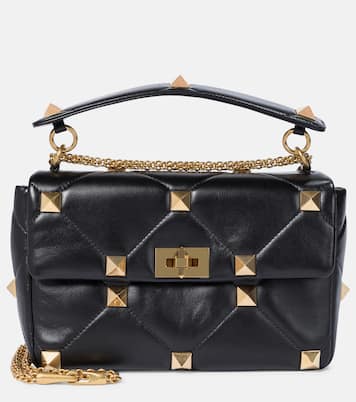 Sac Roman Stud Large en cuir | Valentino Garavani