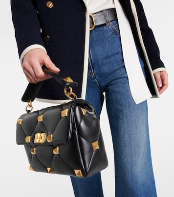 Sac Roman Stud Large en cuir | Valentino Garavani