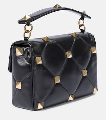 Sac Roman Stud Large en cuir | Valentino Garavani