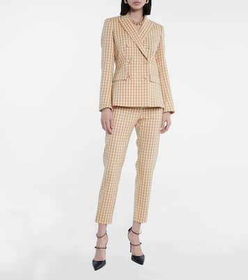 Beatrix gingham wool-blend blazer | Altuzarra
