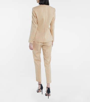 Beatrix gingham wool-blend blazer | Altuzarra