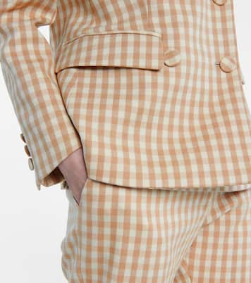 Beatrix gingham wool-blend blazer | Altuzarra