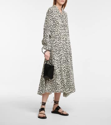 Bedrucktes Midikleid Wild Moment aus Seide | Dorothee Schumacher