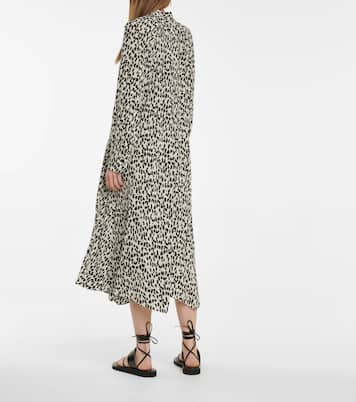 Bedrucktes Midikleid Wild Moment aus Seide | Dorothee Schumacher