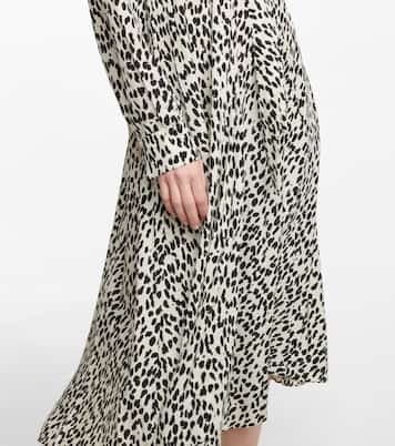 Bedrucktes Midikleid Wild Moment aus Seide | Dorothee Schumacher