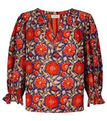 Millie floral cotton top | Velvet