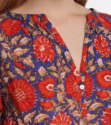 Millie floral cotton top | Velvet