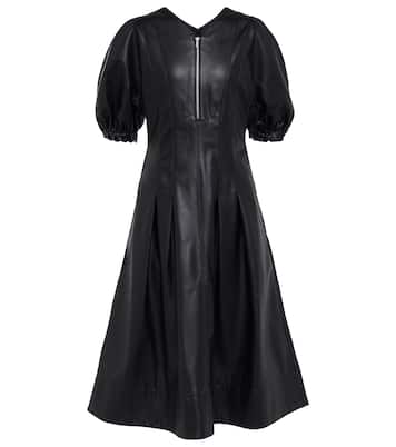 Vestido midi de piel sintética | Proenza Schouler