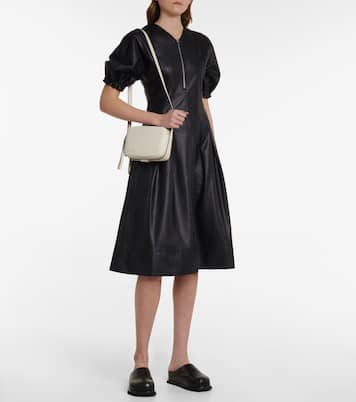 Vestido midi de piel sintética | Proenza Schouler