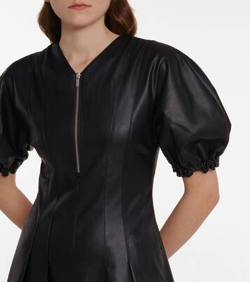 Vestido midi de piel sintética | Proenza Schouler