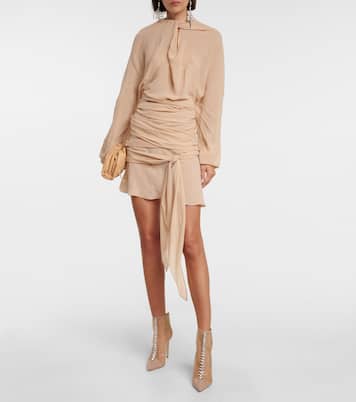 Bing 100 mesh and suede ankle boots | Jimmy Choo