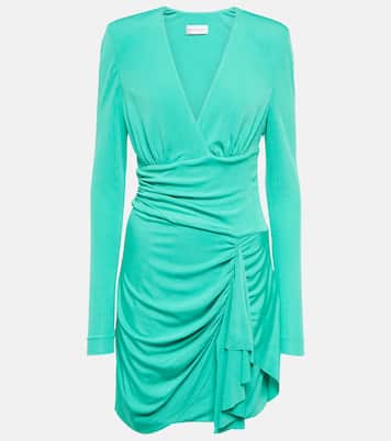 Riccardo draped jersey minidress | Rebecca Vallance