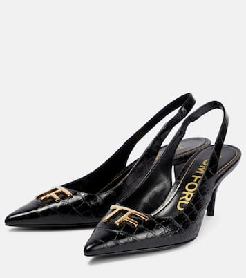 Escarpins en cuir embossé | Tom Ford