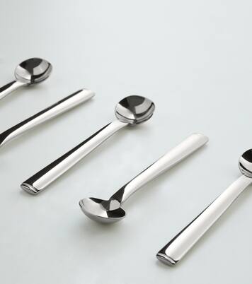Rundes Modell set of 6 mocha spoons | Alessi