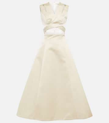 Satin midi dress | Emilia Wickstead