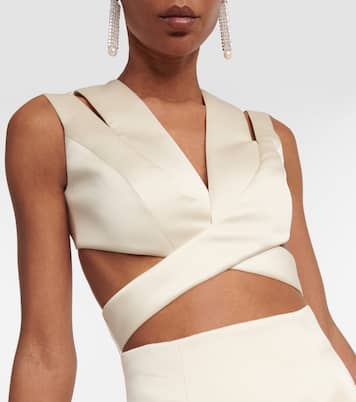 Satin midi dress | Emilia Wickstead
