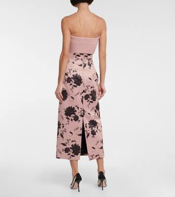 Bimba wool cropped bustier | Emilia Wickstead