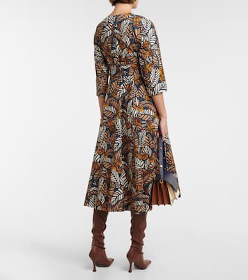 Mantide printed cotton midi dress | 'S Max Mara