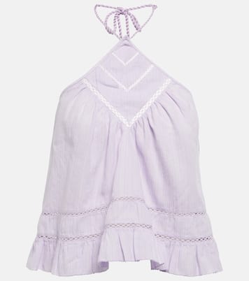 Top Lisio en coton et lin mélangé | Marant Etoile