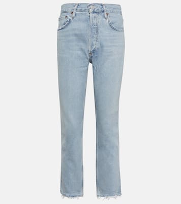 Jeans cropped Riley de tiro alto | Agolde